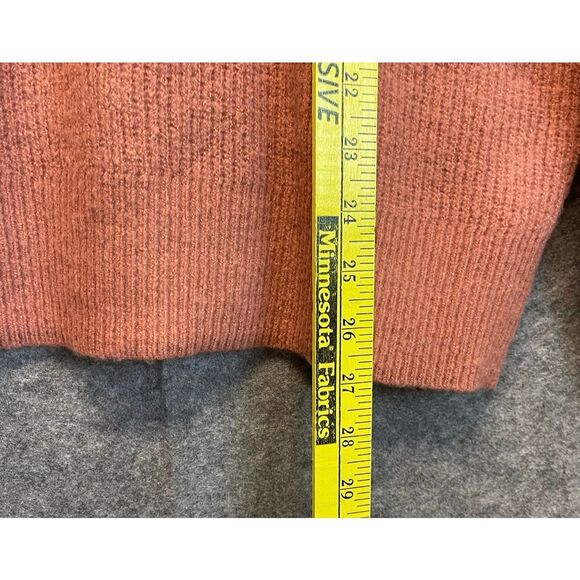 NWT LIZ CLAIBORNE Women’s Sweater XXL Rose Quartz Pink Floral Knit Pullover Cozy - Picture 5 of 15